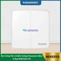 Bộ 2 Công Tắc 2 Chiều Vuông Panasonic Màu Trắng WMT504-VN