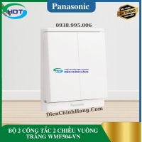 BỘ 2 CÔNG TẮC 2 CHIỀU VUÔNG TRẮNG WMF504-VN
