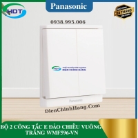 BỘ 2 CÔNG TẮC E ĐẢO CHIỀU VUÔNG TRẮNG WMF596-VN