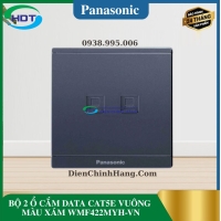BỘ 2 Ổ CẮM DATA CAT5E VUÔNG MÀU XÁM WMF422MYH-VN