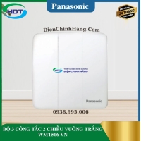 BỘ 3 CÔNG TẮC 2 CHIỀU VUÔNG TRẮNG WMT506-VN