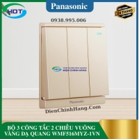 BỘ 3 CÔNG TẮC 2 CHIỀU VUÔNG VÀNG DẠ QUANG WMF516MYZ-1VN