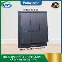 BỘ 3 CÔNG TẮC 2 CHIỀU VUÔNG XÁM WMF506MYH-VN