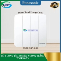 BỘ 4 CÔNG TẮC 2 CHIỀU VUÔNG TRẮNG WMT508-VN