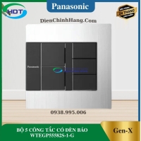 BỘ 5 CÔNG TẮC CÓ ĐÈN BÁO WTEGP55582S-1-G