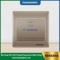 Bộ Công Tắc Thẻ Vuông Panasonic Màu Vàng WEC5781WMYZ-VN