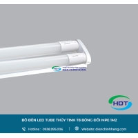 BỘ ĐÈN LED TUBE THỦY TINH MPE T8 BÓNG ĐÔI 1M2