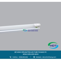 BỘ MÁNG ĐÈN BATTEN LED TUBE MPE T8 NANO PC BÓNG ĐƠN 60CM