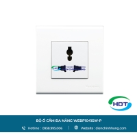 Bộ ổ cắm đa năng WEBP1041SW-P