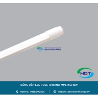 BÓNG ĐÈN LED TUBE MPE T8 NHỰA 1M2 18W NT8-120T/V