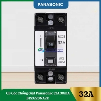CB Cóc Chống Giật Panasonic 32A 30mA BJS3220NA2K