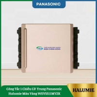 Công Tắc 1 Chiều Cỡ Trung Panasonic Halumie Màu Vàng WEV5511MYZK