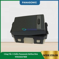 Công Tắc 1 Chiều Panasonic Refina Đen WEG55317MB