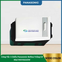Công Tắc 1 Chiều Panasonic Refina Trắng Cỡ Nhỏ WEV5531SW