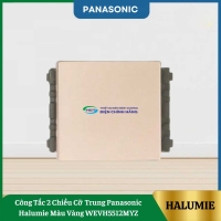 Công Tắc 2 Chiều Cỡ Trung Panasonic Halumie Màu Vàng WEVH5512MYZ
