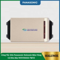 Công Tắc 20A Panasonic Halumie Màu Vàng Có Đèn Báo WEVH5033-7MYZ