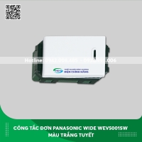 Công tắc 1 chiều Panasonic trắng dòng Wide WEV5001SW