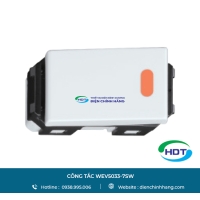 Công tắc 20A Panasonic Wide trắng có đèn báo WEV5033-7SW