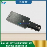 Đầu Nối Dây Nguồn Cho Thanh Ray Đèn Rọi Đen NTRE-CB