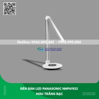Đèn bàn LED Panasonic NNP61923 màu trắng bạc