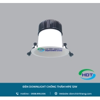 ĐÈN LED ÂM TRẦN MPE CHỐNG THẤM 12W