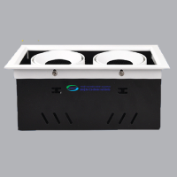 ĐÈN LED ÂM TRẦN MPE 12W VUÔNG ĐÔI