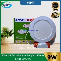 Đèn Led Âm Trần MPE 9W Tròn DLTL-9T/N/V