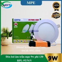 Đèn Led Âm Trần MPE 9W Tròn RPL-9T/N/V