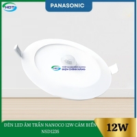 Đèn Led Âm Trần Nanoco 12W Cảm Biến NSD123S