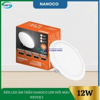 Đèn Led Âm Trần Nanoco 12W Đổi Màu NED12C1