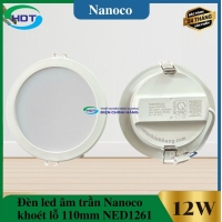 Đèn LED âm trần Nanoco 12W dòng ECO NED1261/ NED1241/ NED1231