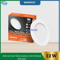 Đèn Led Âm Trần Nanoco 12W NPM12C