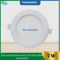Đèn Led Âm Trần Nanoco 7W Viền Trắng NSD076W90