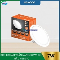 Đèn LED Âm Trần Nanoco Đổi Màu 7W NED07C
