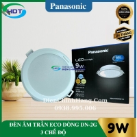 Đèn Led âm trần Panasonic DN 2G NNV70090WE1A tròn, đổi màu, 9W
