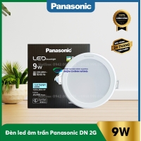 Đèn Led âm trần Panasonic DN 2G, tròn, 9W, khoét lỗ Ø90mm