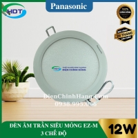Đèn LED âm trần Panasonic EZ-M NNNC7656288 đổi màu, 12W