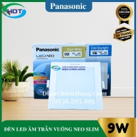 Đèn LED âm trần Panasonic Neo Slim NNP72254/ NNP72250/ NNP72255 vuông, 9w