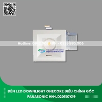 Đèn Led Downlight Onecore điều chỉnh góc loại vuông Panasonic HH-LD20507K19 ánh sáng trắng