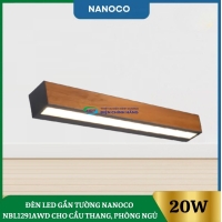 Đèn Led Gắn Tường Nanoco NBL1291AWD Cho Cầu Thang, Phòng Ngủ