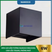 Đèn Led Gắn Tường Nanoco NBLS13SQ Cho Cầu Thang, Phòng Ngủ
