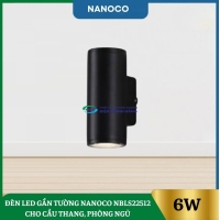 Đèn Led Gắn Tường Nanoco NBLS22512 Cho Cầu Thang, Phòng Ngủ