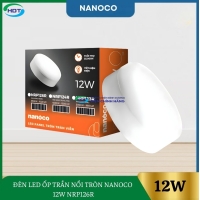 Đèn Led Ốp Trần Nổi Tròn Nanoco 12W NRP126R