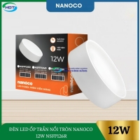 Đèn Led Ốp Trần Nổi Tròn Nanoco 12W NSFP126R