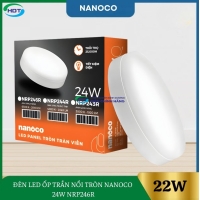 Đèn Led Ốp Trần Nổi Tròn Nanoco 24W NRP246R