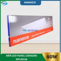 Đèn Led Panel 1200x300 Nanoco 40W NPL30126