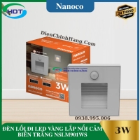 ĐÈN LỐI ĐI LED VÀNG LẮP NỔI CẢM BIẾN TRẮNG NSLM901WS
