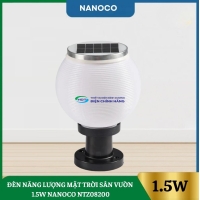 Đèn Năng Lượng Mặt Trời Sân Vườn Nanoco NTZ08200