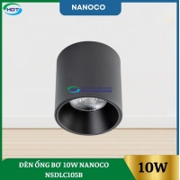 Đèn Ống Bơ 10W Nanoco Đen NSDLC105B