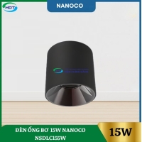 Đèn Ống Bơ 15W Nanoco Đen NSDLC155B